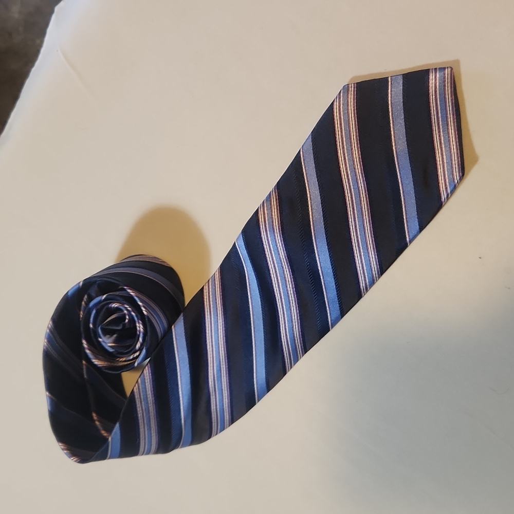 Blue DKNY tie